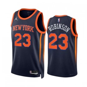 Dres New York Knicks Mitchell Robinson 23 Jordan 2022-23 Statement Edition Navy Swingman